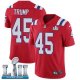 Youth Nike NFL New England Patriots #45 Donald Trump Limited Alternate Red Vapor Untouchable Super Bowl LII Jersey