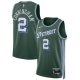 Unisex Detroit Pistons Cade Cunningham Nike Green 2022/23 Swingman Jersey - City Edition