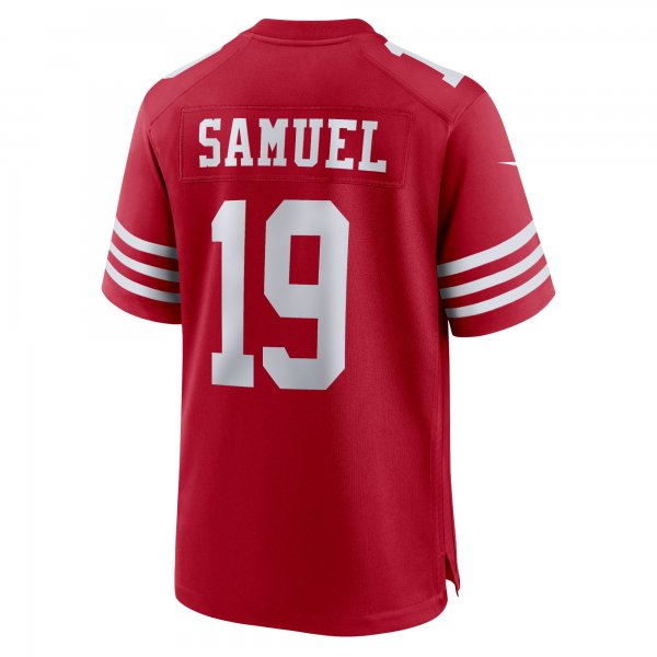 Men's San Francisco 49ers Deebo Samuel Nike Scarlet Player Game Jersey