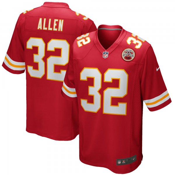 Men's Kansas City Chiefs Marcus Allen Nike Red Game Retired Player Jersey