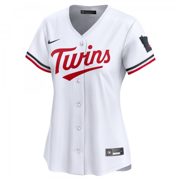 Women's Minnesota Twins  Nike White 2024 Jackie Robinson Day Home Limited Jersey