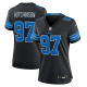 Women's Detroit Lions #97 Aidan Hutchinson Nike Black Alternate Limited Jersey