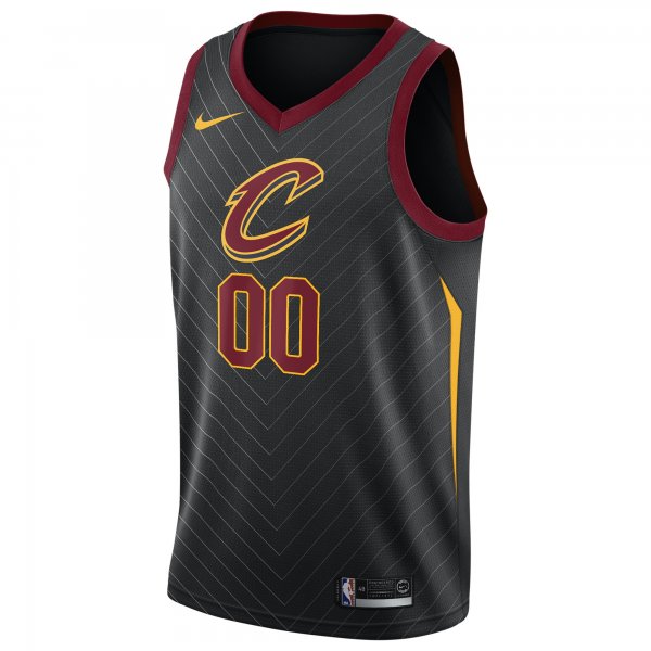 Men's Cleveland Cavaliers Nike Black Swingman Custom Jersey - Statement Edition