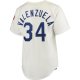 Men's Los Angeles Dodgers Fernando Valenzuela Mitchell & Ness Gray Jersey