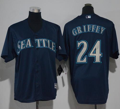 Seattle Mariners #24 Ken Griffey Navy Blue Cool Base Stitched Youth MLB Jersey