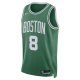 Unisex Boston Celtics Kristaps Porzingis Nike Kelly Green Swingman Jersey - Icon Edition