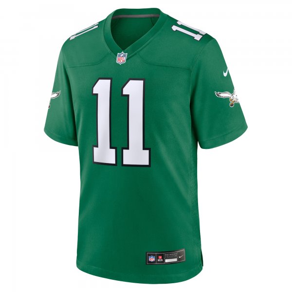 Men's Philadelphia Eagles A.J. Brown Nike Kelly Green Alternate Game Player Jersey