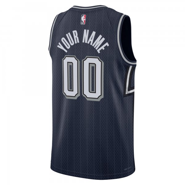 Unisex Orlando Magic  Nike Navy 2023/24 Custom Swingman Jersey - City Edition