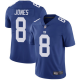 New York Giants #8 Daniel Jones Royal Blue Team Color Youth Stitched NFL Vapor Untouchable Limited Jersey