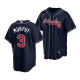 Men's Atlanta Braves #3 Owen Murphy 2022 MLB Draft Jersey Navy Alternate