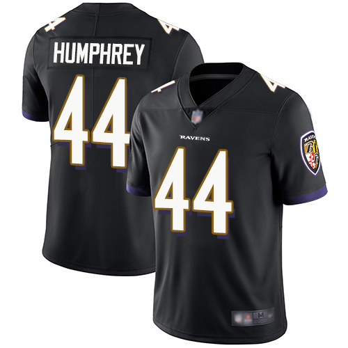 Baltimore Ravens #44 Marlon Humphrey Black Alternate Men's Stitched Nike NFL Vapor Untouchable Limited Jersey