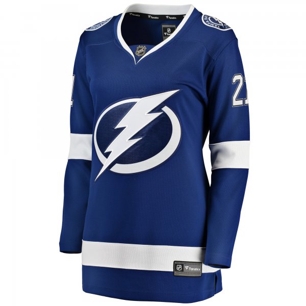 Women's Tampa Bay Lightning Brayden Point Fanatics Blue Breakaway Player Jersey