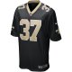 Men's New Orleans Saints Steve Gleason Nike Black Game Retired Player Jersey