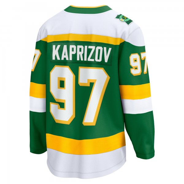 Men's Minnesota Wild Kirill Kaprizov Fanatics Green Alternate Premier Breakaway Player Jersey