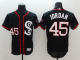 Chicago White sox #45 Michael Jordan Black New Flexbase Collection Stitched MLB Jersey