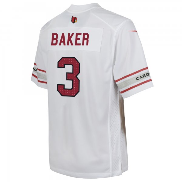 Youth Arizona Cardinals Budda Baker Nike White Game Jersey