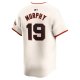 Men's San Francisco Giants Tom Murphy Nike Cream Home Limited Player Jersey