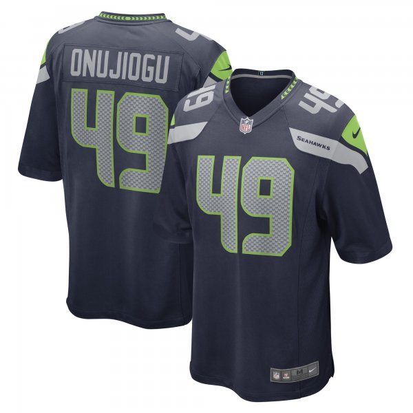 Men's Seattle Seahawks Joshua Onujiogu Nike College Navy Game Player Jersey