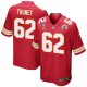 Joe Thuney #62 Kansas City Chiefs Super Bowl LVII Champions 3 Stars Men's Game Red NFL Jersey