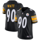 Men's Nike Pittsburgh Steelers #90 T.J.Watt Black Team Color Limited Jersey