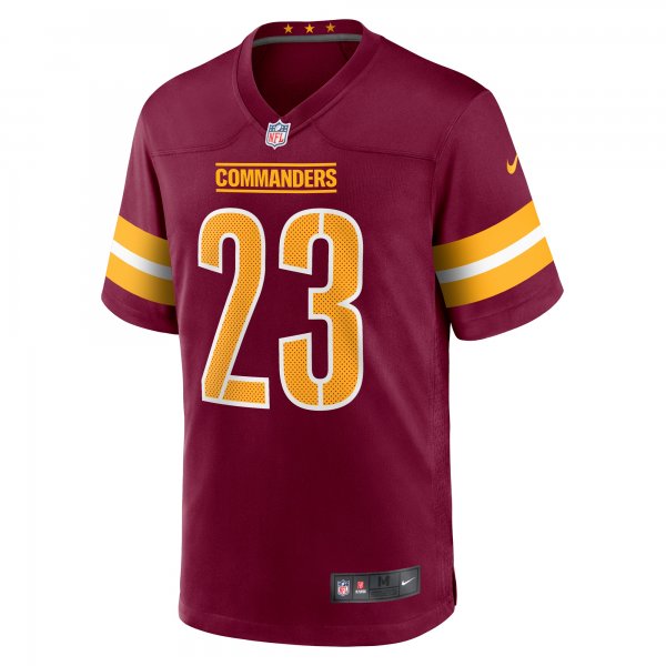 Men's Washington Commanders Chris Rodriguez Jr. Nike Burgundy Team Game Jersey