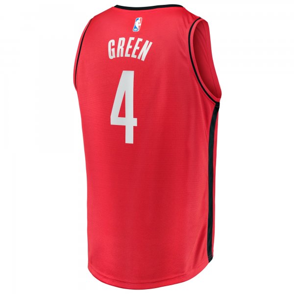 Men's Houston Rockets Jalen Green Fanatics Red Fast Break Replica Player Jersey - Icon Edition