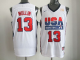 Nike Men's Team USA #13 Chris Mullin White 2012 USA Basketball Retro Stitched NBA Jersey