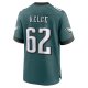 Men's Philadelphia Eagles Jason Kelce Nike Midnight Green Team Game Jersey