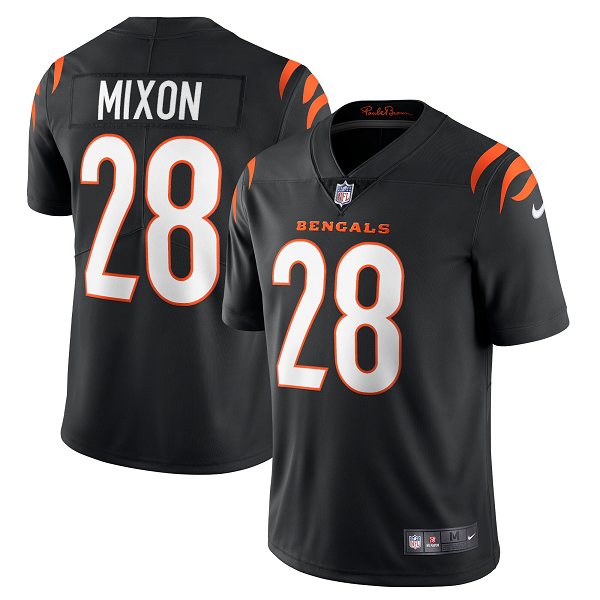 Men's Cincinnati Bengals Joe Mixon Nike Black Vapor Limited Jersey