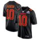 Men's Kansas City Chiefs #10 Isiah Pacheco Nike Black Super Bowl LVIII Carbon Fashion Limited Player Jersey