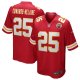 Men's Kansas City Chiefs Clyde Edwards-Helaire Nike Red Player Game Jersey