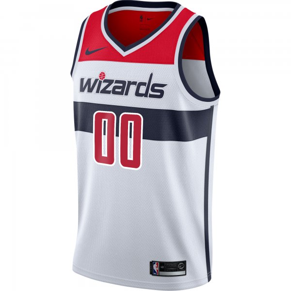 Men's Washington Wizards Nike White 2020/21 Swingman Custom Jersey - Association Edition