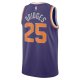 Unisex Phoenix Suns Mikal Bridges Nike Purple Swingman Jersey - Icon Edition