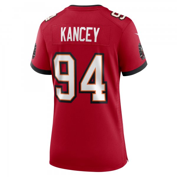 Women's Tampa Bay Buccaneers Calijah Kancey Nike  Red  Game Jersey