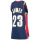 Women's Cleveland Cavaliers LeBron James Mitchell & Ness Navy  Hardwood Classics Swingman Jersey