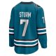 Men's San Jose Sharks Nico Sturm Fanatics Teal Home Breakaway Jersey