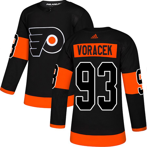 Adidas Philadelphia Flyers #93 Jakub Voracek Black Alternate Stitched NHL Jersey