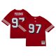 Men's San Francisco 49ers Bryant Young Mitchell & Ness Scarlet Legacy Replica Jersey