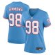 Women's Tennessee Titans Jeffery Simmons Nike Light Blue Player Jersey