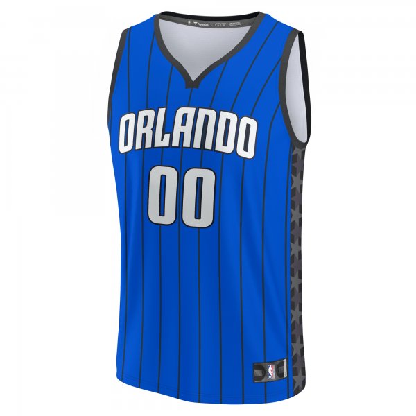 Youth Orlando Magic Fanatics Blue Fast Break Replica Custom Jersey - Statement Edition