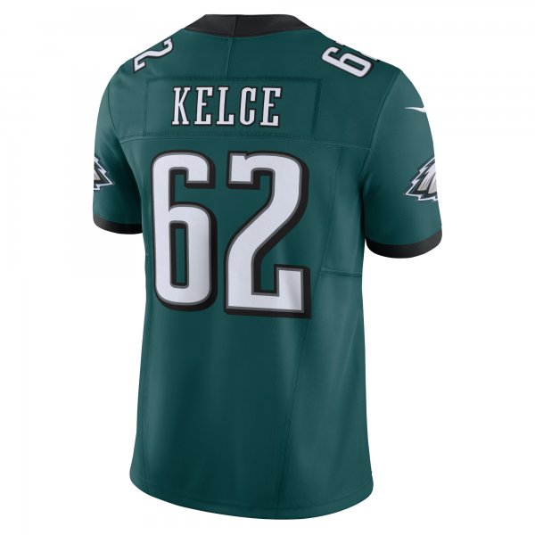 Men's Philadelphia Eagles Jason Kelce Nike Midnight Green Vapor F.U.S.E. Limited Jersey