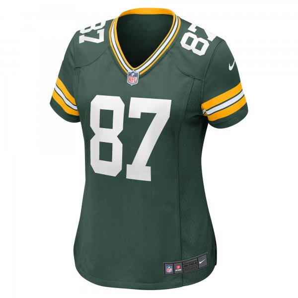 Women's Green Bay Packers Romeo Doubs Nike Green Player Game Jersey