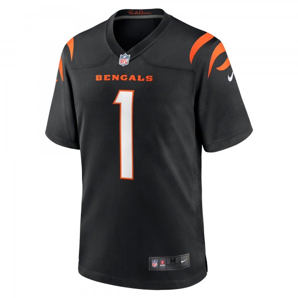 Men's Cincinnati Bengals Ja'Marr Chase Nike Black Game Jersey