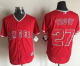 Los Angeles Angels of Anaheim #27 Mike Trout Red New Cool Base Stitched MLB Jersey