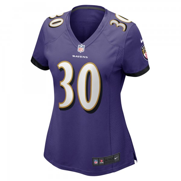 Women's Baltimore Ravens Trenton Simpson Nike  Purple  Game Jersey