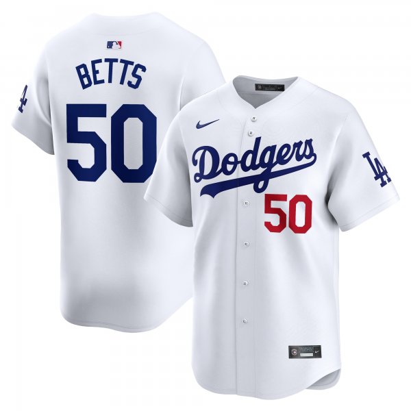 Youth Los Angeles Dodgers Mookie Betts Nike White Home Limited Player Jersey