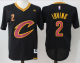 Men's Cleveland Cavaliers #2 Kyrie Irving Black Short Sleeve "C" Stitched NBA Jersey