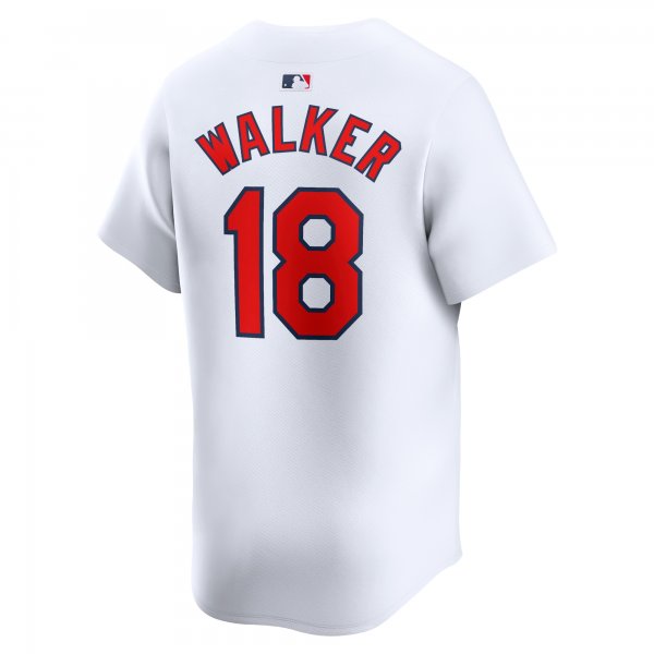 Men's St. Louis Cardinals Jordan Walker Nike White Home Limited Player Jersey