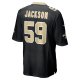 Men's New Orleans Saints Jordan Jackson Nike Black Game Player Jersey