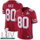 San Francisco 49ers #80 Jerry Rice Red Team Color Super Bowl LIV Bound Men's Stitched NFL Vapor Untouchable Limited Jersey